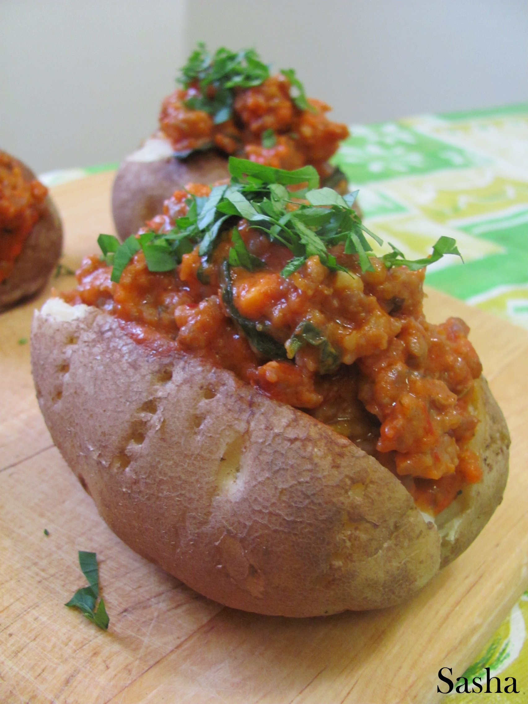 baked potatoes