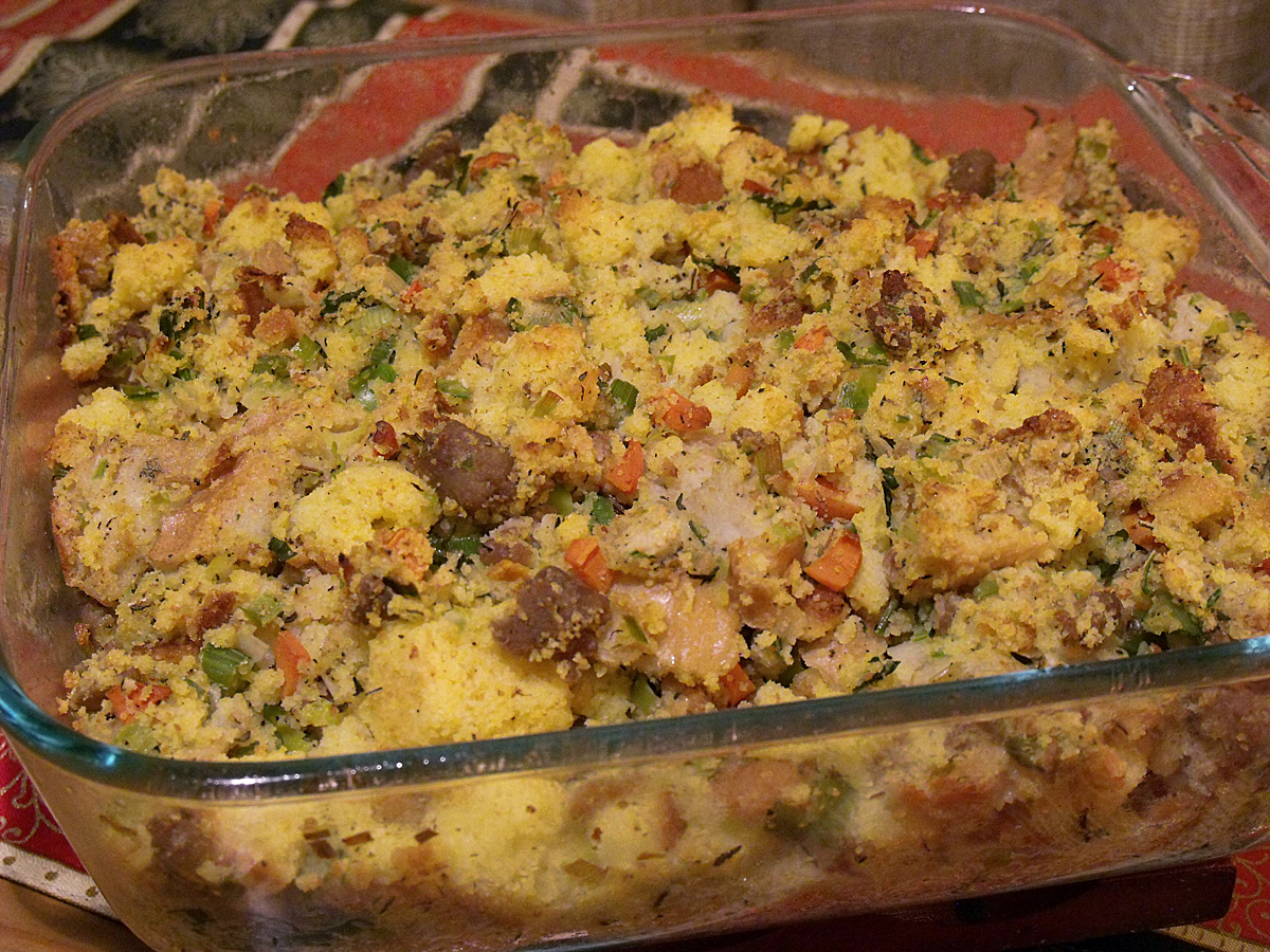 Cornbread Stuffing . Curious Cuisiniere