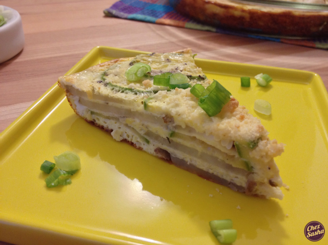 Potato and squash frittata