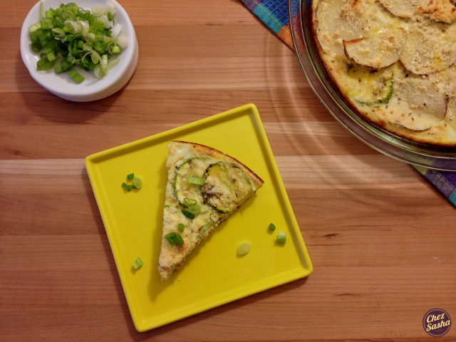 Potato and squash frittata
