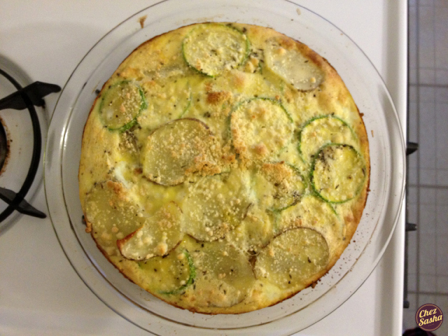 Potato and squash frittata 