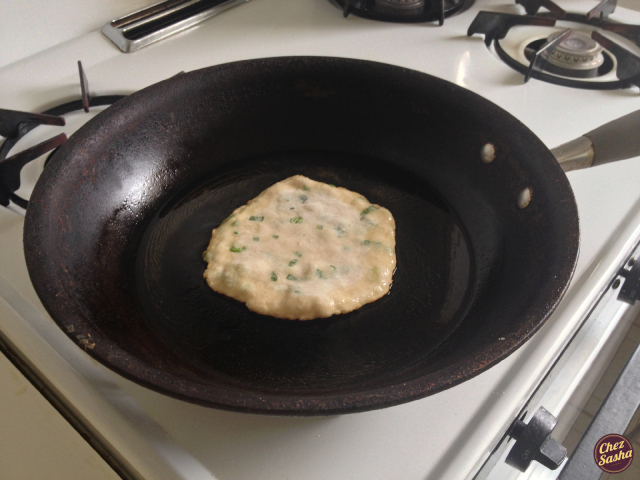 Chinese scallion pancakes
