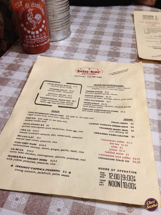 Bunker Vietnamese Ridgewood 