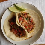 Curry beef tacos