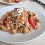 Farro salad
