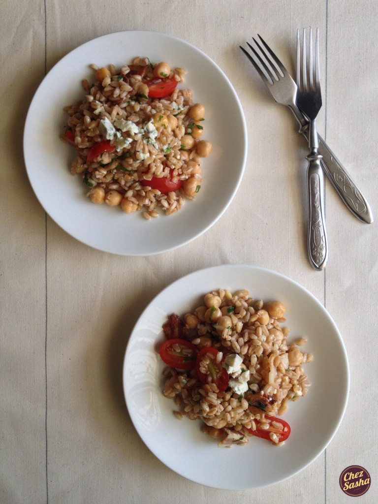 Farro salad 