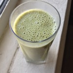 Green breakfast smoothie