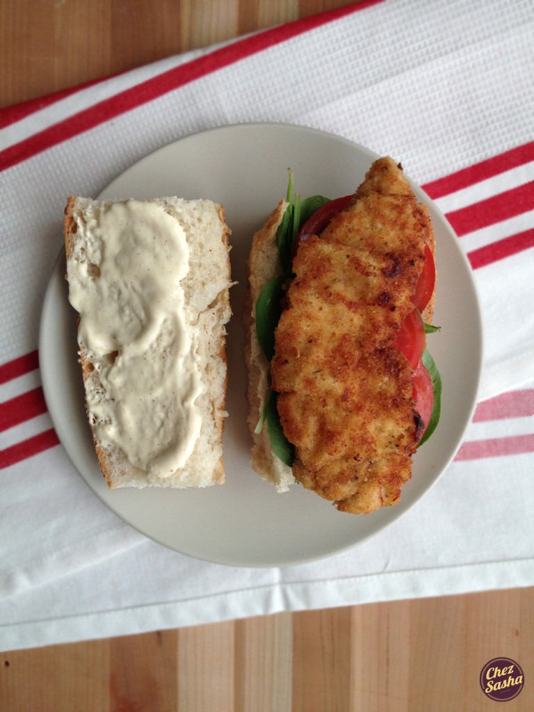 Chicken Schnitzel Sandwich