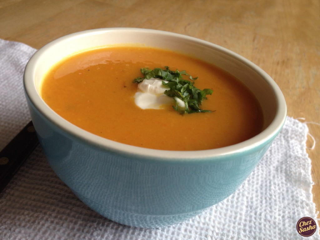 Sweet potato and carrot soup
