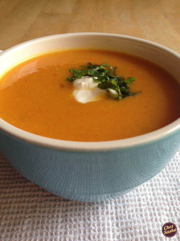 Sweet potato and carrot soup